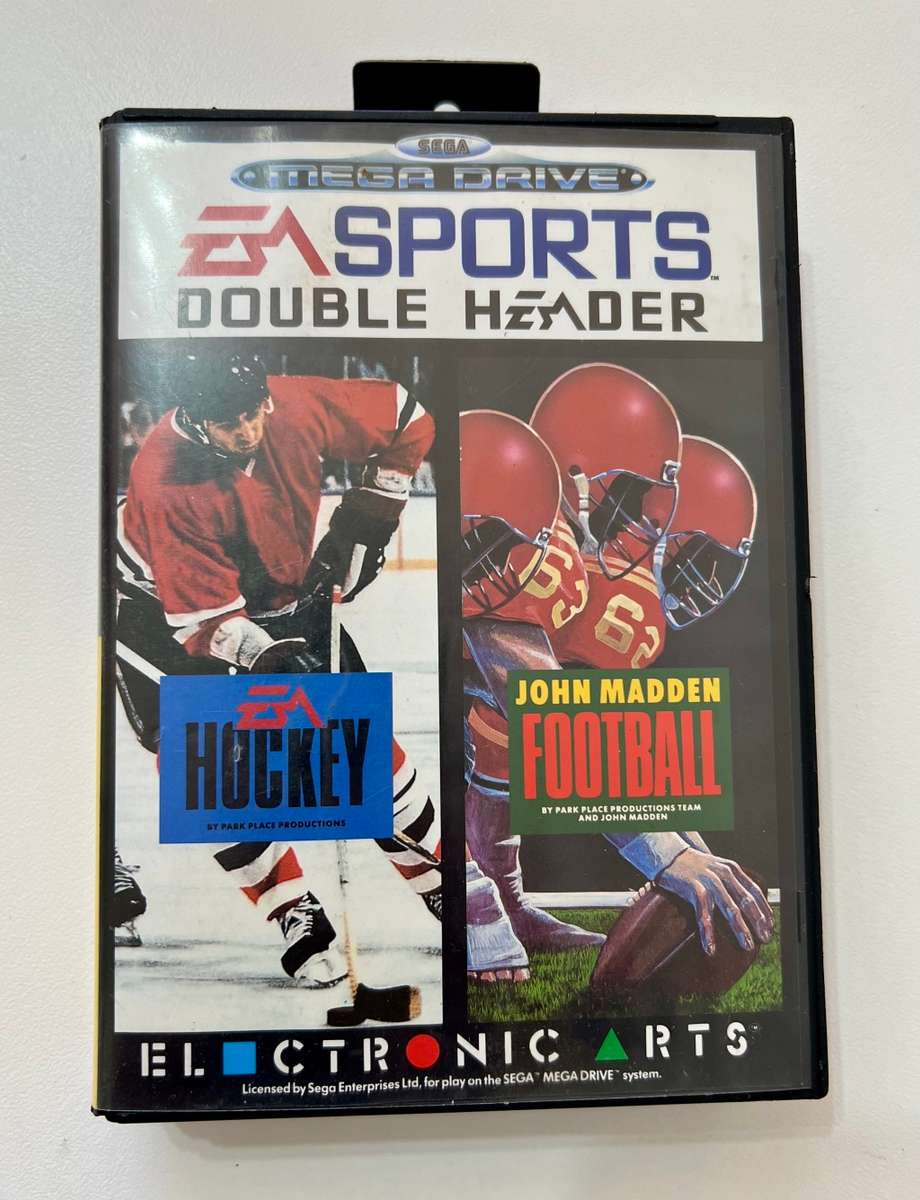 EA Sports Double Header - EA Hockey and John Madden Football for Sega Mega Drive 16-bit cartridge