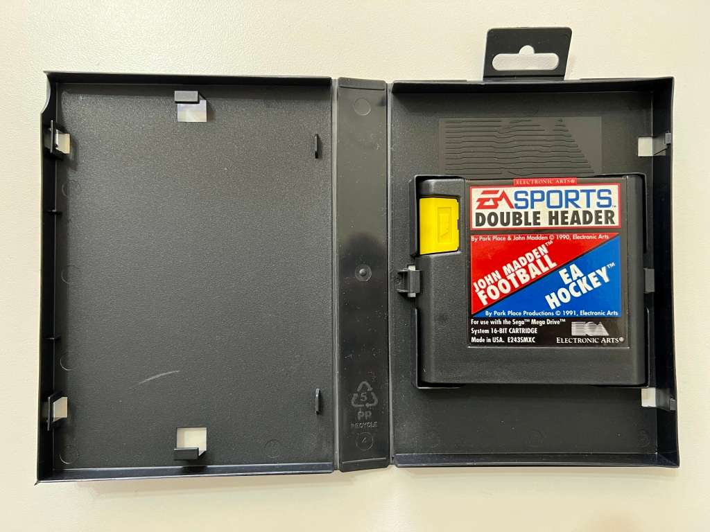 EA Sports Double Header - EA Hockey and John Madden Football for Sega Mega Drive 16-bit cartridge