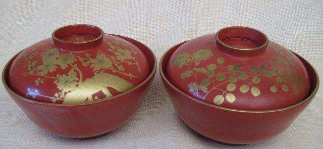 Japanese Paper Mache Bowls