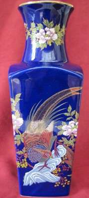 Japanese Satsuma Hand Painted Vase