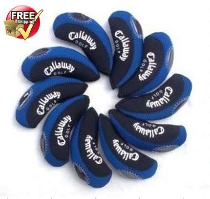 Callaway golf head Covers 10 iron covers /set new model II Black/Blue