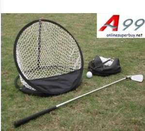 golf pop up Practice Hitting net green folding portable+ swing mat + chipping net
