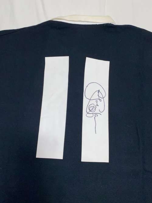 New Zealand Jonah Lomu tribute, signed rugby jersey