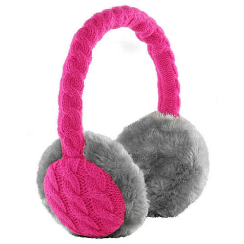 BRAND NEW KITSOUND CHUNKY KNIT AUDIO EARMUFFS PINK