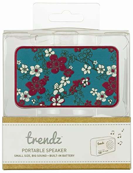 Trendz Portable Mini Speaker for iPhone/iPad/iPod/MP3 Player/Laptop - Pink Oriental Floral