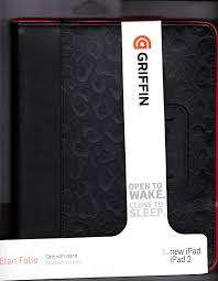 Griffin ElanFolio for iPad Black & Red iPad Case