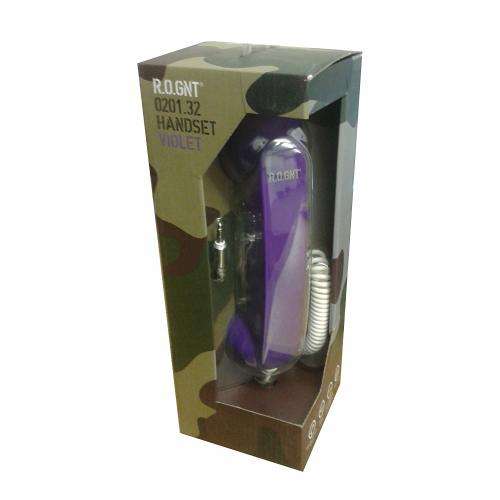 R.O.GNT 0201-32 80dB Portable Handset MP3 Speaker for Smartphone/ iPhone/ Notebook - Purple