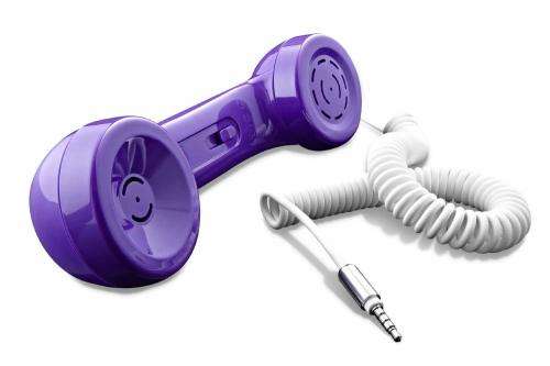 R.O.GNT 0201-32 80dB Portable Handset MP3 Speaker for Smartphone/ iPhone/ Notebook - Purple