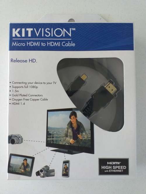 New-KitVision-Micro-HDMI-to-HDMI-Cable Bulk Order