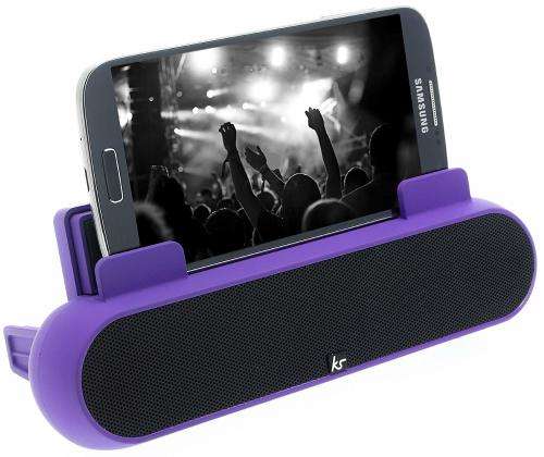 KitSound Tablet and Smartphone Surround Stand- Purple