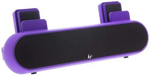 KitSound Tablet and Smartphone Surround Stand- Purple