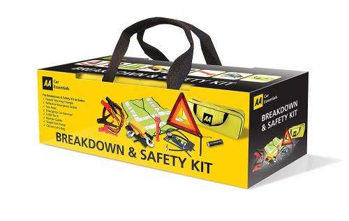 AA 5595 Breakdown & Safety Kit with Footpump - Multicolor