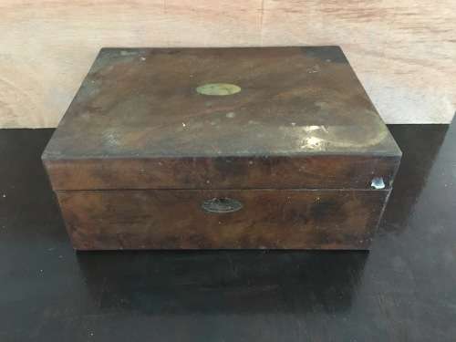 Antique vintage letter writing box No1