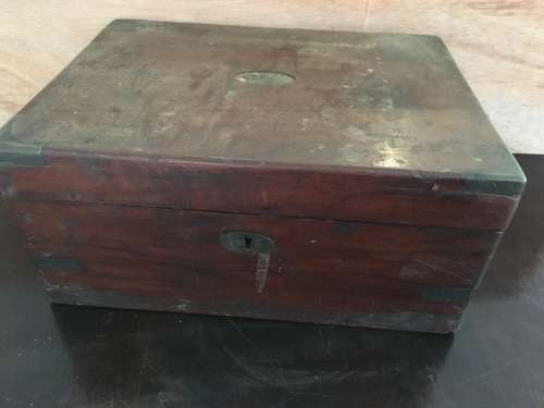 Antique vintage letter writing box No2