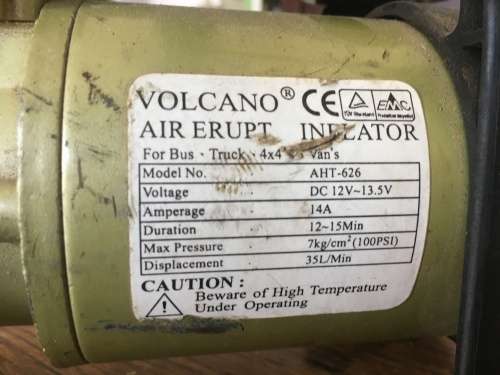 Compressor 12 V  Volcano Air Erupt