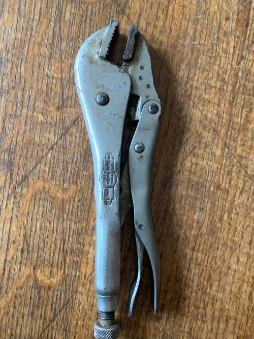 Lot vintage shifting spanners and Vice grip