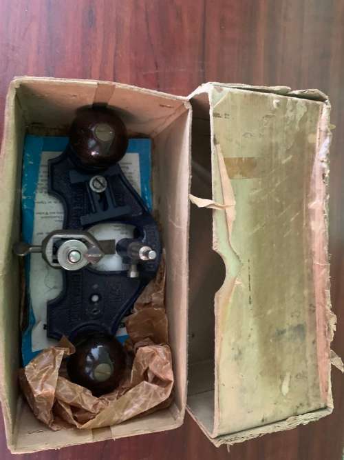 Record 071 Router plane in original box