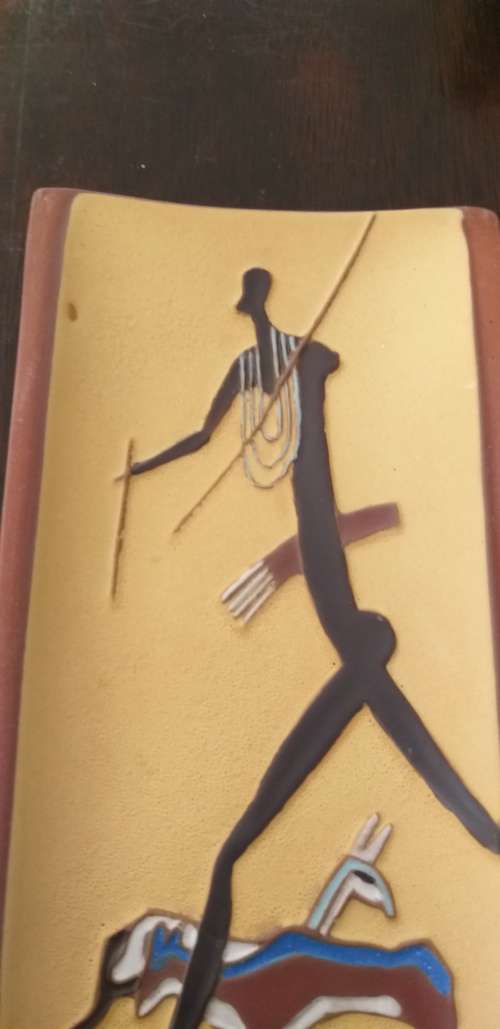 Kalahari pottery wall plaque/dish