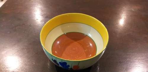 Lovely  Collectable Clarice Cliff Bizarre CROUCUS hand painted bowl