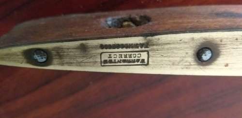 Two Vintage collectable Marples Brass and Mahogony Spirit Levels