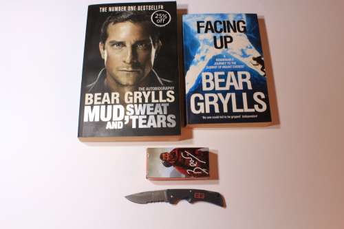 Bear Grylls Books and Knife Package Deal