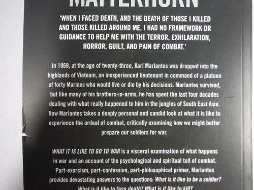 What it is Like to Go to War - Karl Marlantes