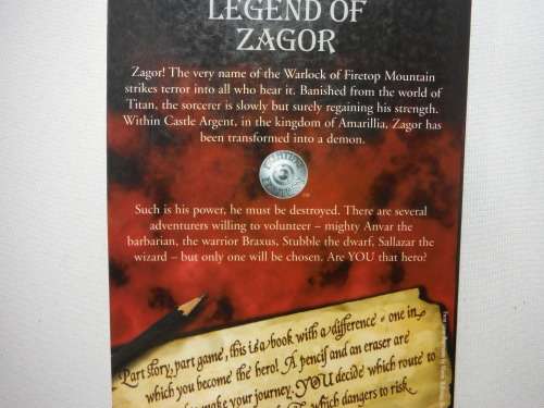 Two Ian Livingstone Fighting Fantasy Gamebooks