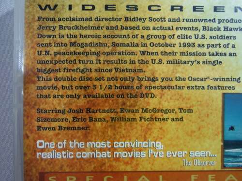 Black Hawk Down - Double Disc Set