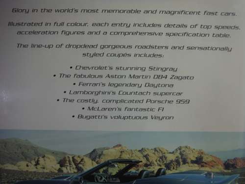 The Ultimate History of Fast Cars - Hardcover - Jonathan Wood