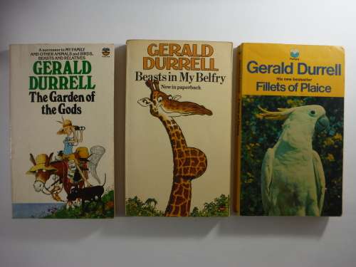 Three Gerald Durrell Novels at a Reduced Price