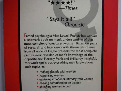 Everything Men Know About Women - Dr Alan Francis - Great Prank Book