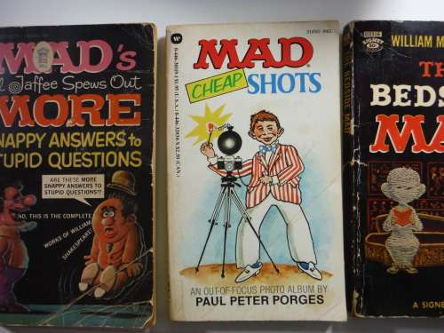 Bulk Lot of Ten Vintage Mad Paperback Books. Highly Collectable!!!