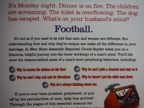 Men : A Woman's Guide To Understanding a Man - Chuck Snyder