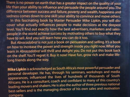 Abracadabra : How to Sell Anything to Anyone, Anytime, Anywhere - Mike Lipkin