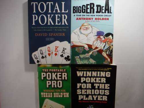 Lot of Four Poker Books