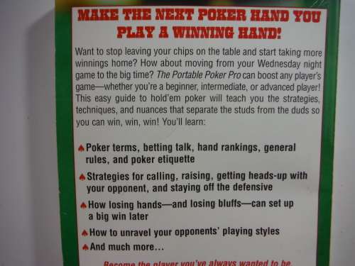 Lot of Four Poker Books