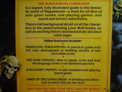 Lone Wolf and Grey Star : The Magnamund Companion - Joe Dever and Gary Chalk - Rare Find!