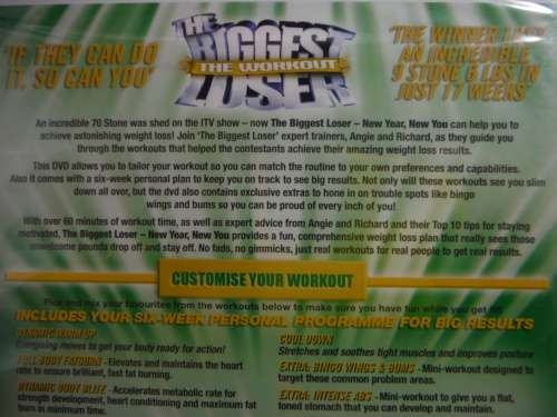 The Biggest Loser : The Workout - DVD - Brand New