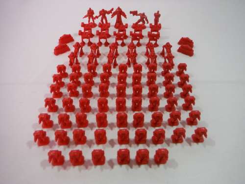 Risk 2210 A.D Game Pieces and Cards in Organiser