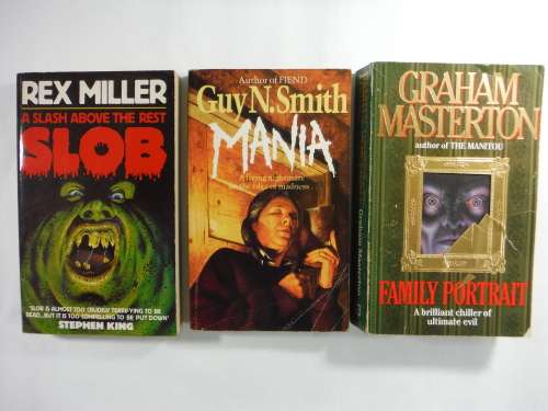 Bundle of 3 Horror Paperbacks for the Horror Fan