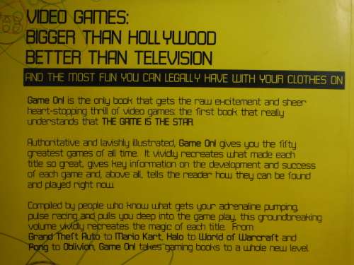 Game On : From Pong to Oblivion : The 50 Greatest Video Games of All Time - Simon Byron