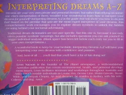 Interpreting Dreams A-Z - Leon Nacson