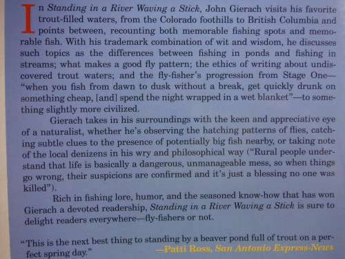 Standing in a River Waving a Stick - John Gierach