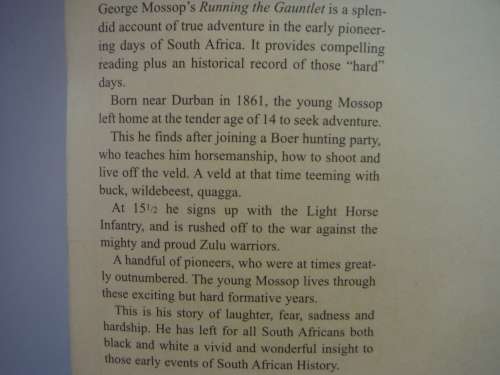 Running the Gauntlet - G.Mossop