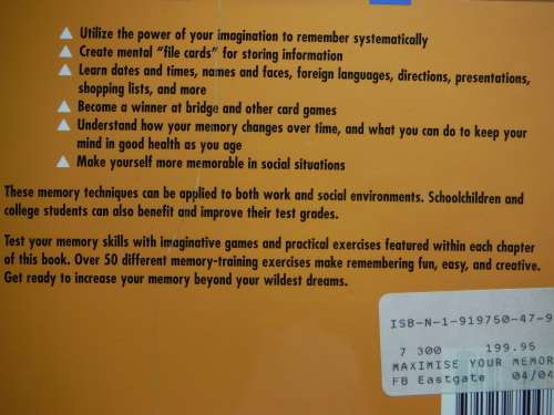 Maximize Your Memory - Jonathan Hancock