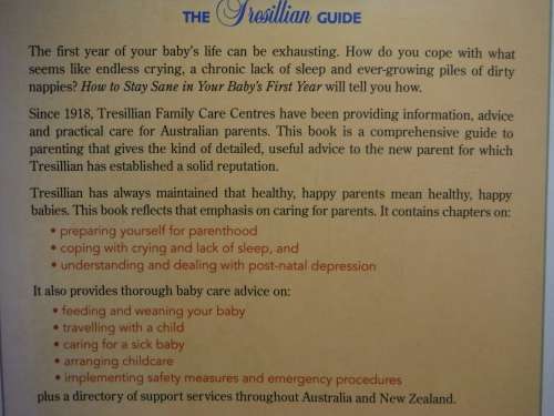 How to Stay Sane in Your Baby's First Year - Cathrine Fowler