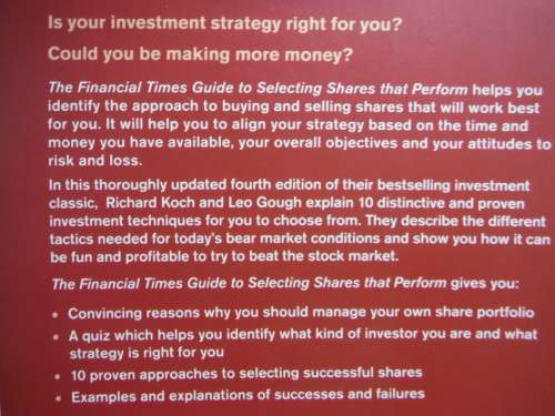 Selecting Shares that Perform : 10 Ways to Beat the Stock Market - Richard Koch - 4th Edition