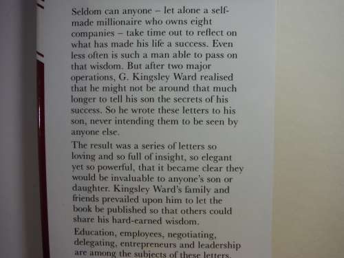 Letters of a Businessman to His Son - G. Kingsley Ward
