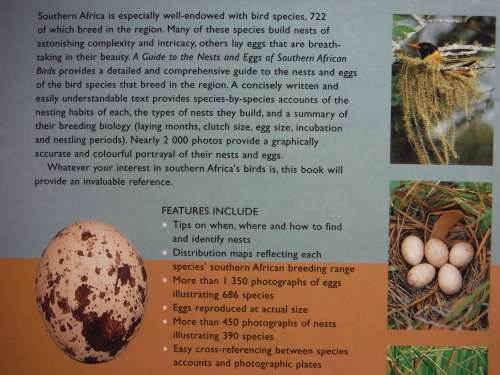 A Guide to the Nests and Eggs of Southern African Birds - Warwick Tarboton
