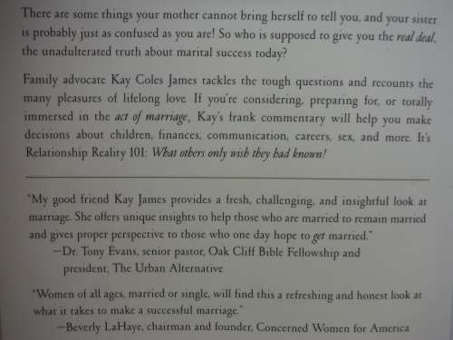 What I Wish I'd Known Before I Got Married - Kay Coles James